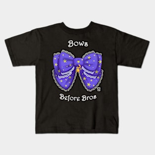 Bows Before Bros (original) Kids T-Shirt